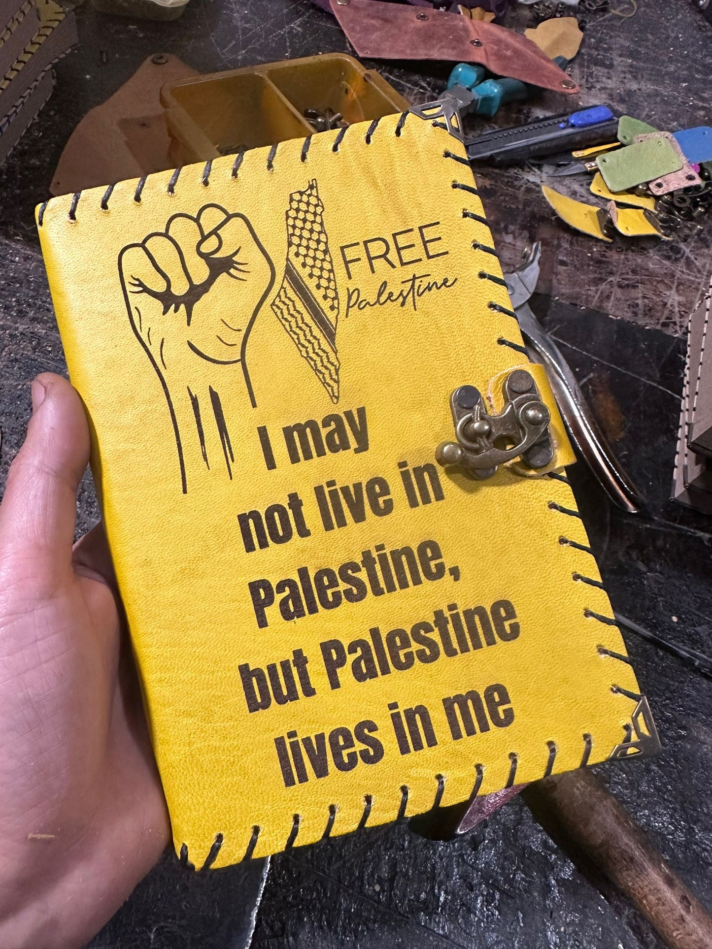 Palestine Leather Handmade Journals & Diaries - Authentic, Personalized, and Unique"