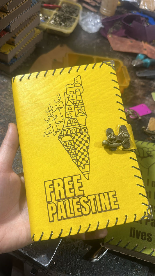 Personalized Palestine Handcrafted Diaries Customized Artisanal Journals