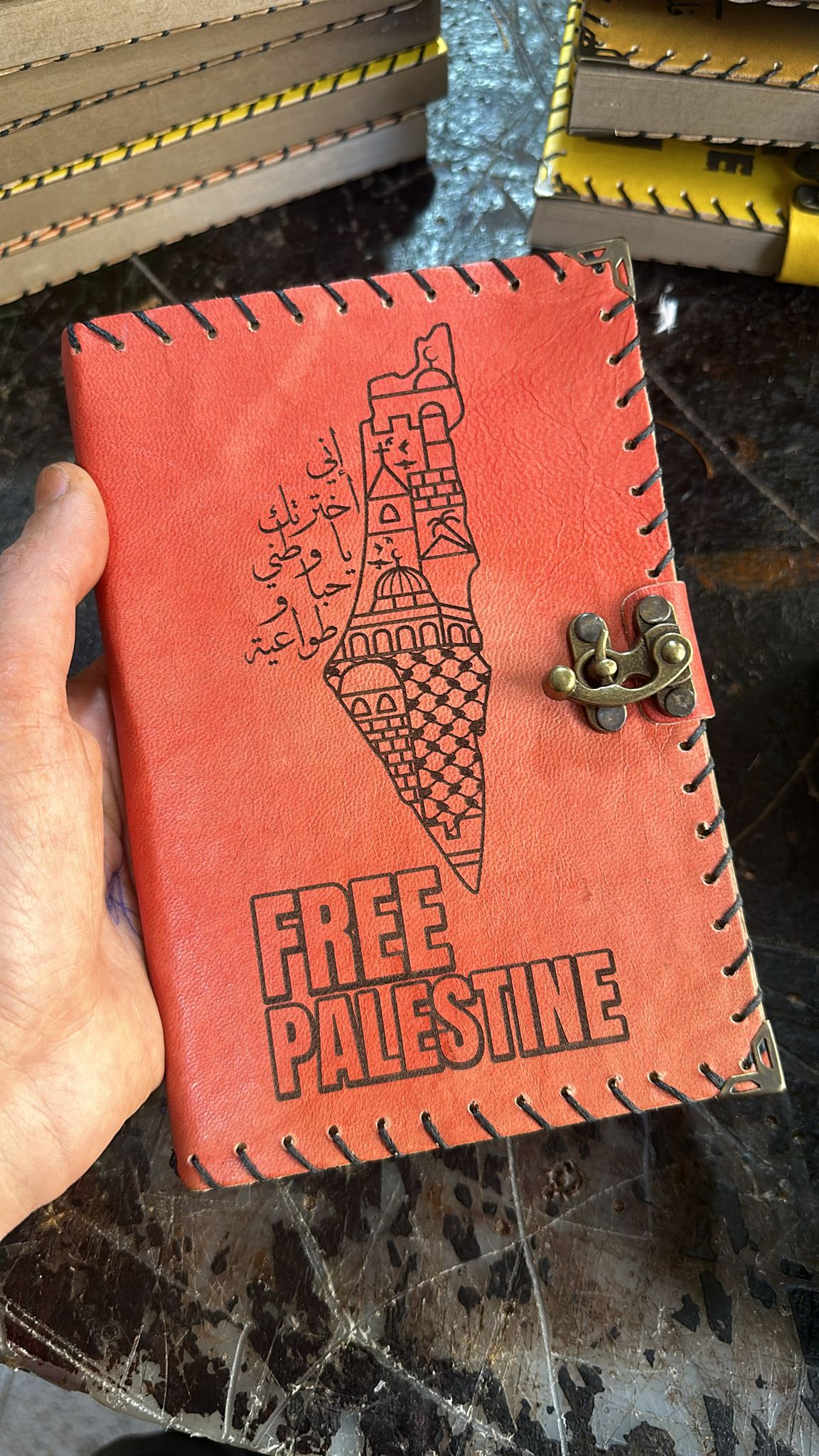 Palestine Leather Handmade Journals & Diaries - Authentic, Personalized, and Unique"