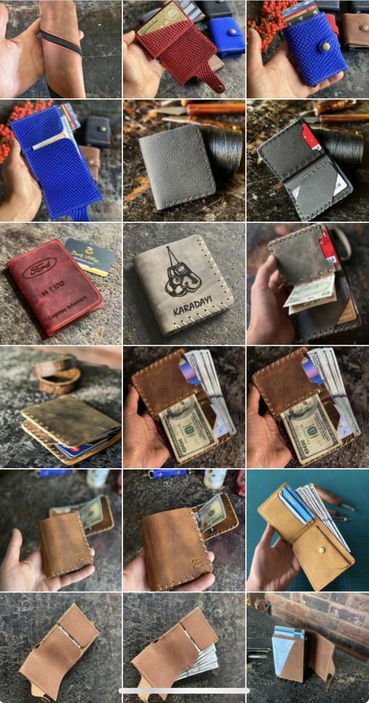 Handmade personalized Wallet Woman or Man