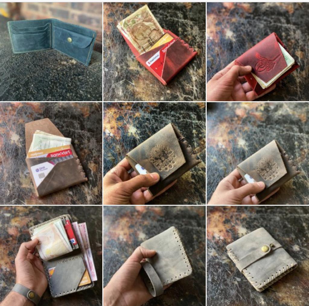 Handmade personalized Wallet Woman or Man