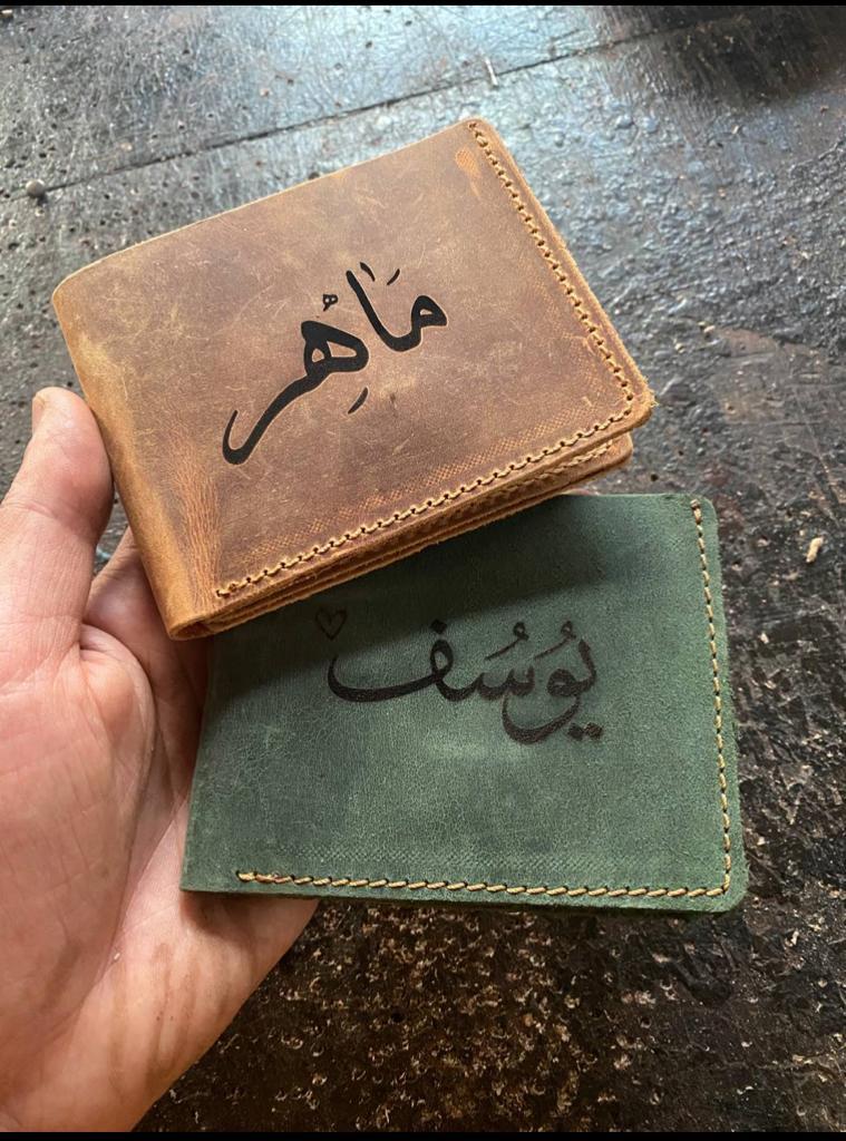 Handmade personalized Wallet Woman or Man