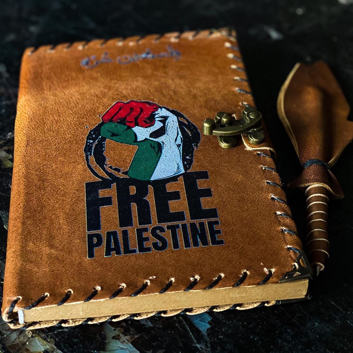 Personalized Palestine Handcrafted Diaries Customized Artisanal Journals- Mother Days